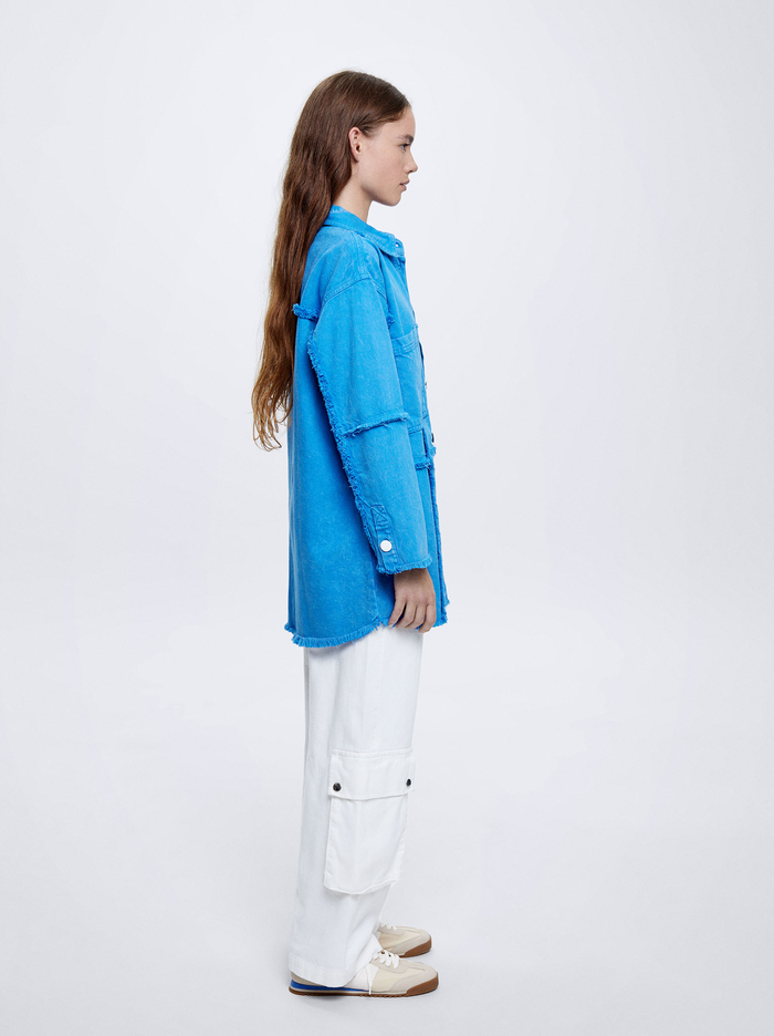 Parfois 100% Bavlnene Denim Kosele Damske Modre | Slovensko-MWPB08139