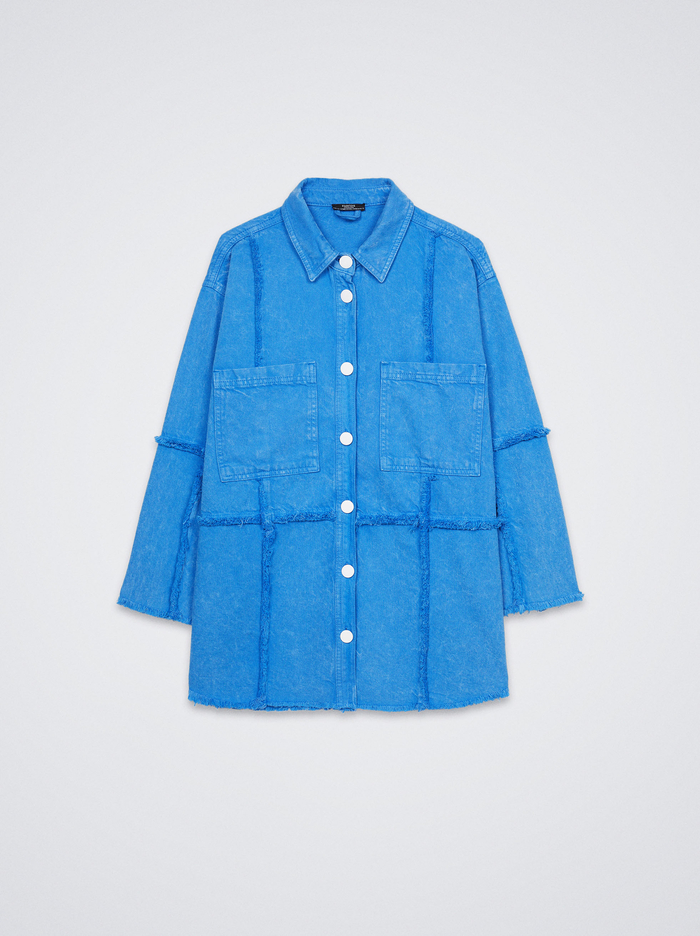 Parfois 100% Bavlnene Denim Kosele Damske Modre | Slovensko-MWPB08139