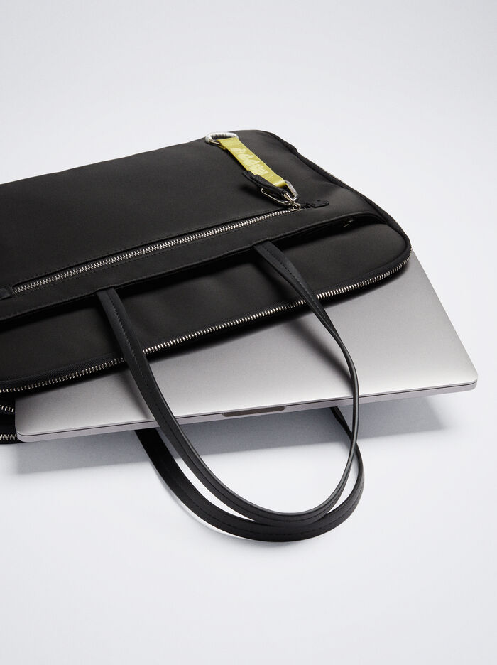 Parfois 15 Nylon-Effect Case Taška Na Notebook Damske Čierne | Slovensko-UYAE29678