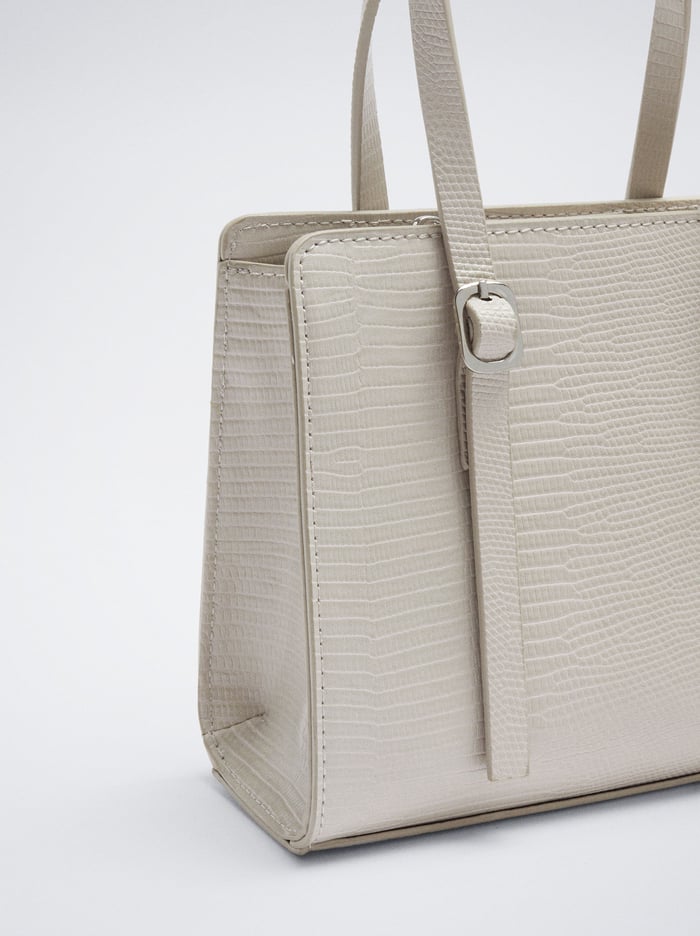 Parfois Animal Embossed Crossbody Kabelka Damske Biele | Slovensko-FCTV51624