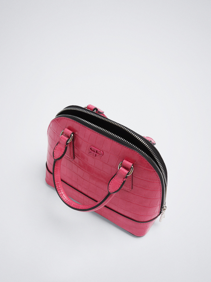 Parfois Animal Embossed Crossbody Kabelka Damske Ruzove | Slovensko-HIQC62074