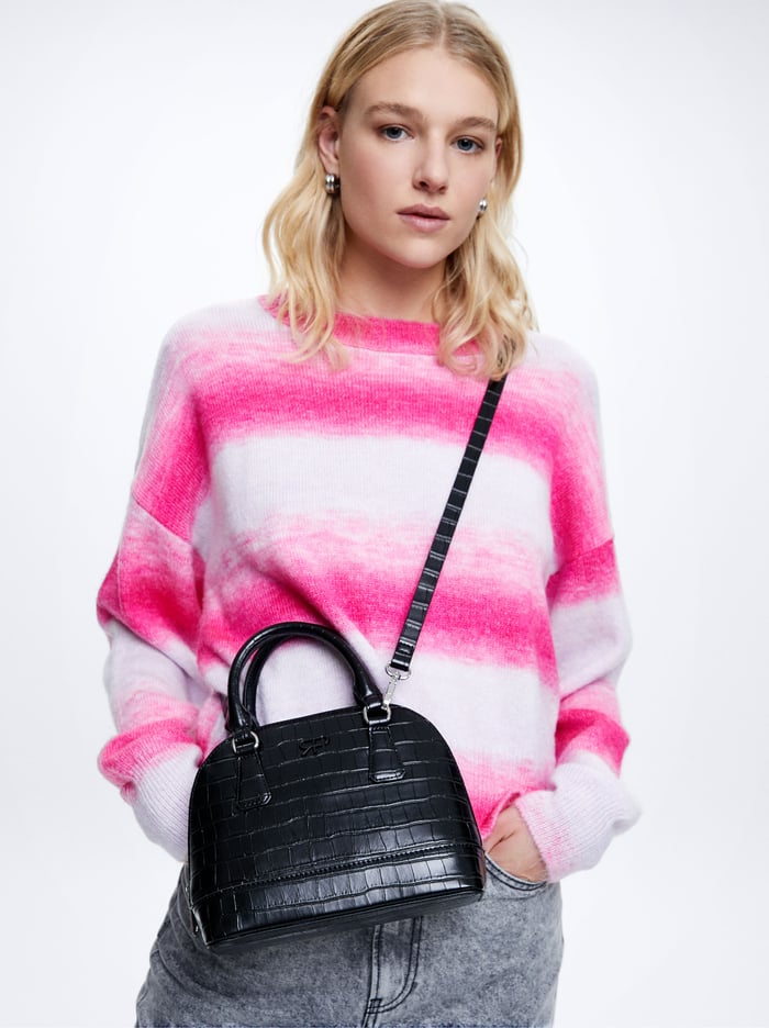 Parfois Animal Embossed Crossbody Kabelka Damske Čierne | Slovensko-JBCP98162