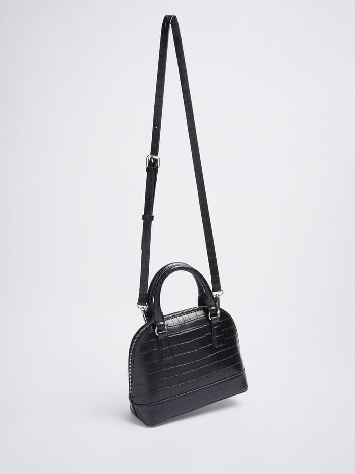 Parfois Animal Embossed Crossbody Kabelka Damske Čierne | Slovensko-JBCP98162