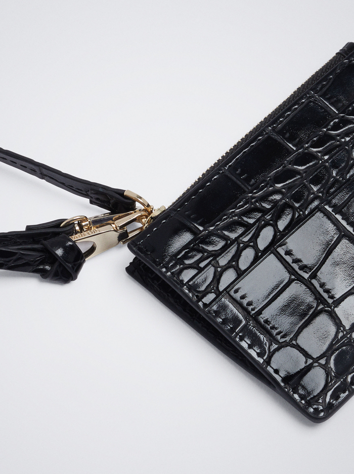 Parfois Animal Embossed Držiteľ Karty Damske Čierne | Slovensko-JKVA15869