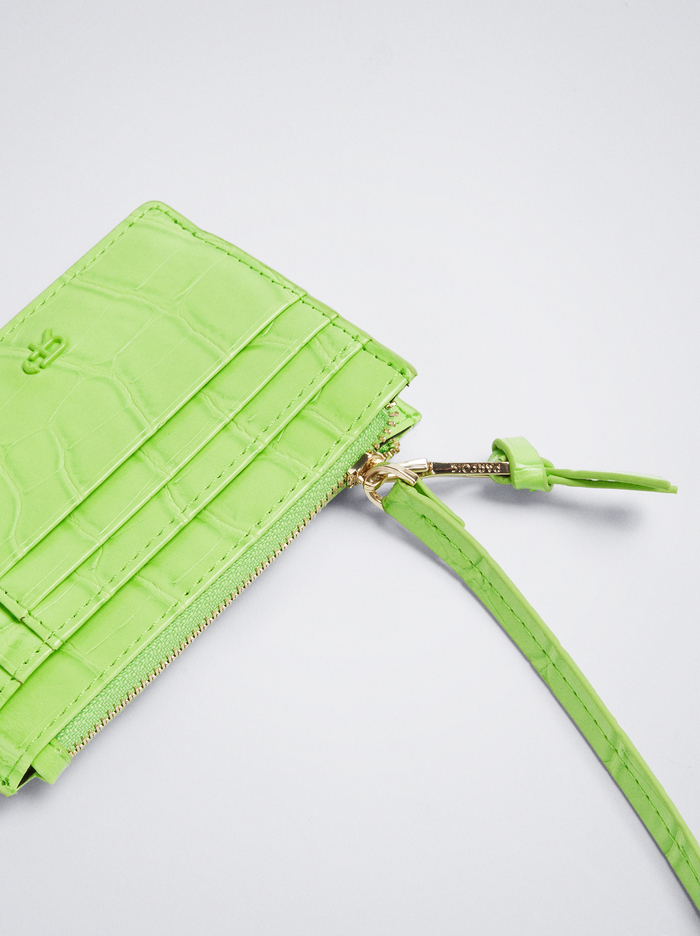 Parfois Animal Embossed Držiteľ Karty Damske Zelene | Slovensko-XMEA17508
