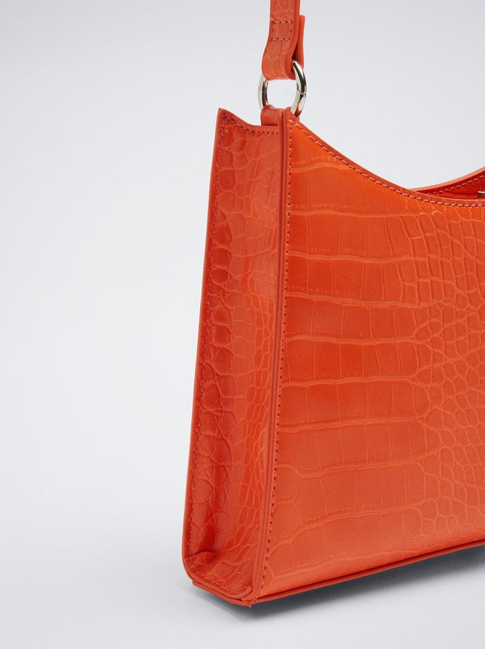 Parfois Animal Embossed Taška Cez Rameno Damske Oranžové | Slovensko-IHLQ42105