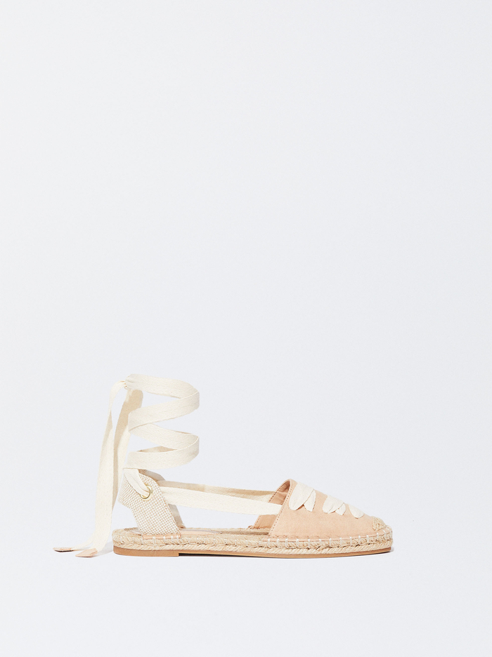 Parfois Balerinky Jute Laces Espadrille Damske Béžové | Slovensko-NTZF68129