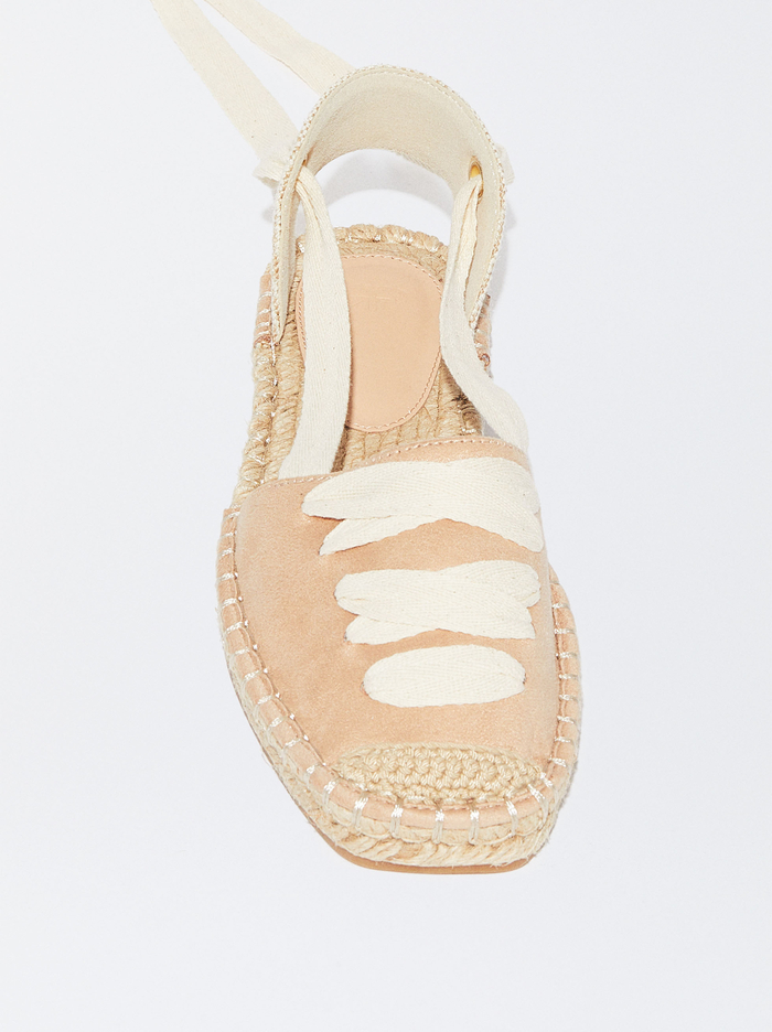 Parfois Balerinky Jute Laces Espadrille Damske Béžové | Slovensko-NTZF68129