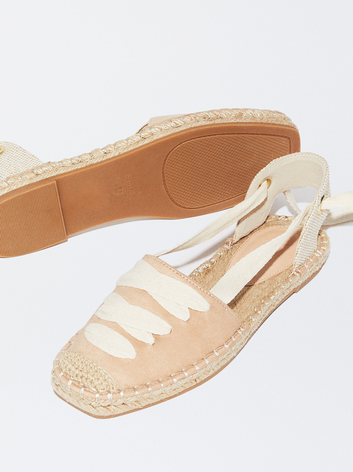 Parfois Balerinky Jute Laces Espadrille Damske Béžové | Slovensko-NTZF68129