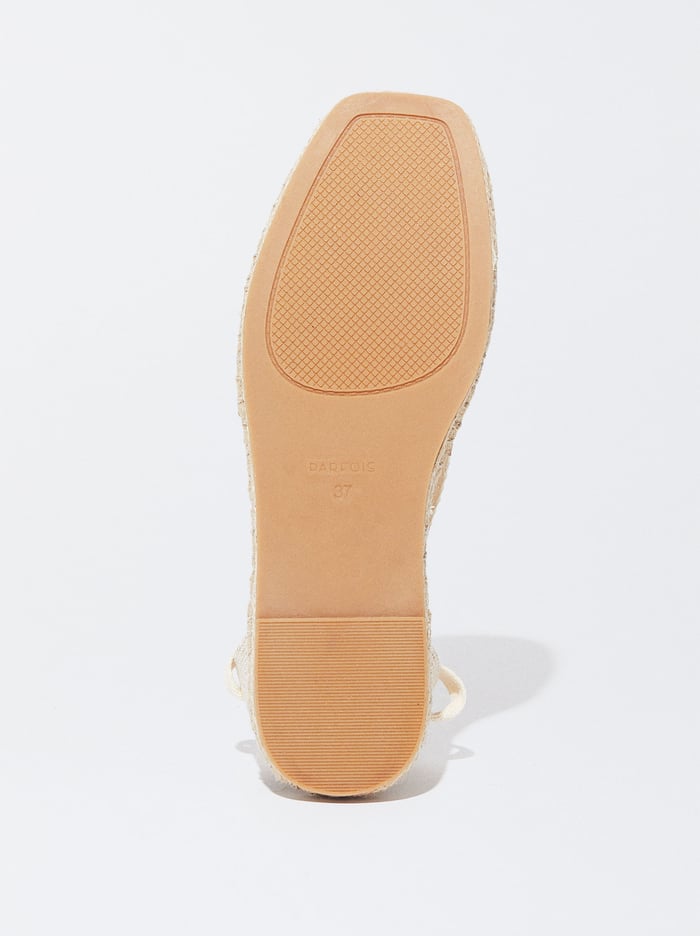 Parfois Balerinky Jute Laces Espadrille Damske Béžové | Slovensko-NTZF68129
