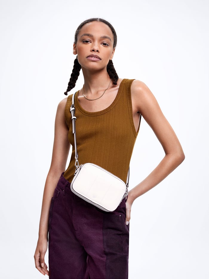 Parfois Basic Crossbody Kabelka Damske Biele | Slovensko-ALVP16092