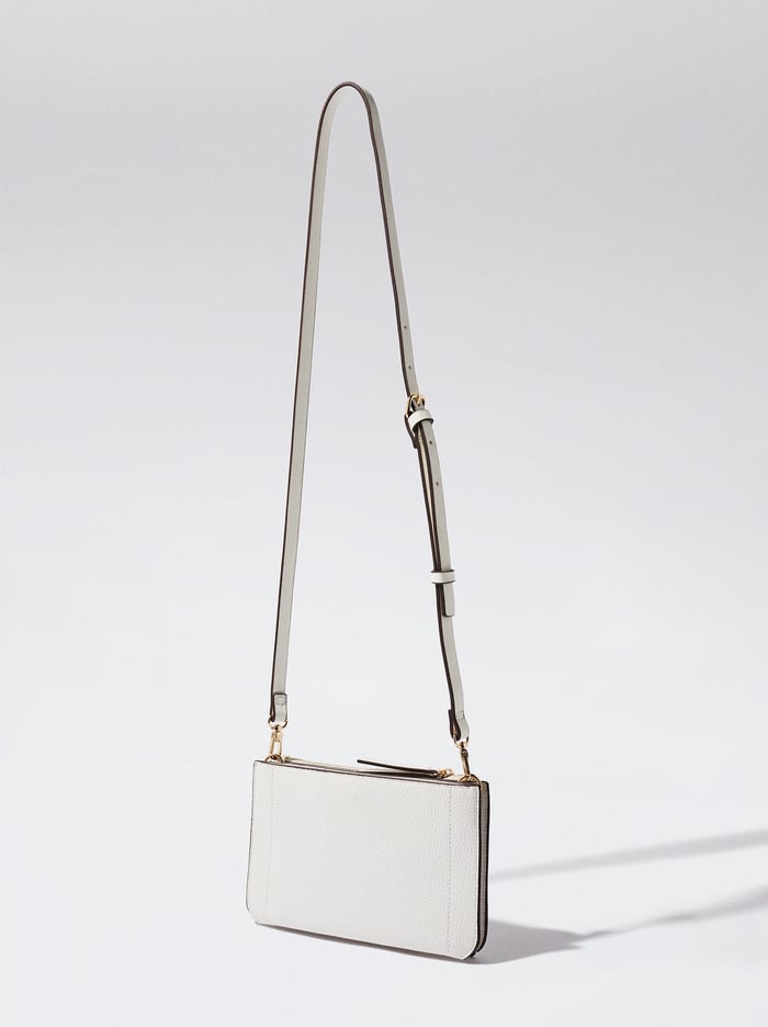 Parfois Basic Crossbody Kabelka Damske Biele | Slovensko-HJEZ47360
