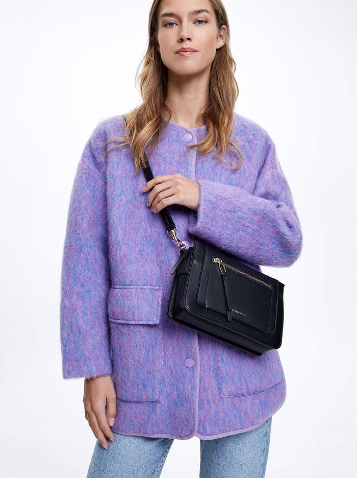 Parfois Basic Crossbody Kabelka Damske Čierne | Slovensko-TMRD82596