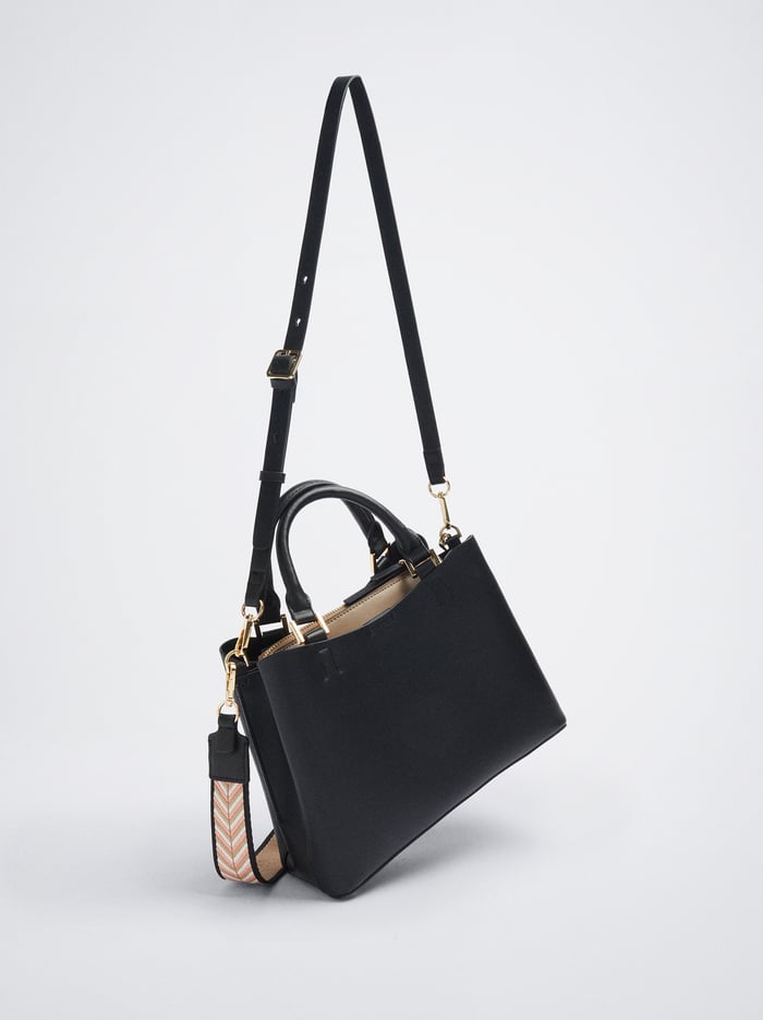 Parfois Basic With Double Handle Prenosná Taška Damske Čierne | Slovensko-FBCV61849