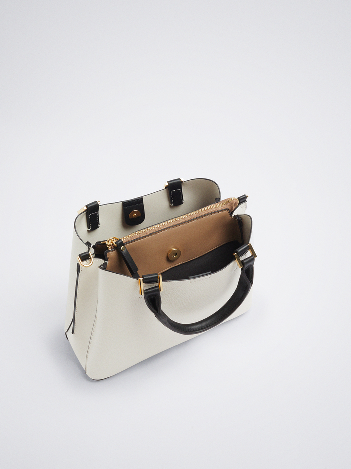 Parfois Basic With Double Handle Prenosná Taška Damske Biele | Slovensko-MWTH32108
