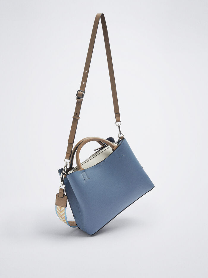 Parfois Basic With Double Handle Prenosná Taška Damske Modre | Slovensko-OKPG03892