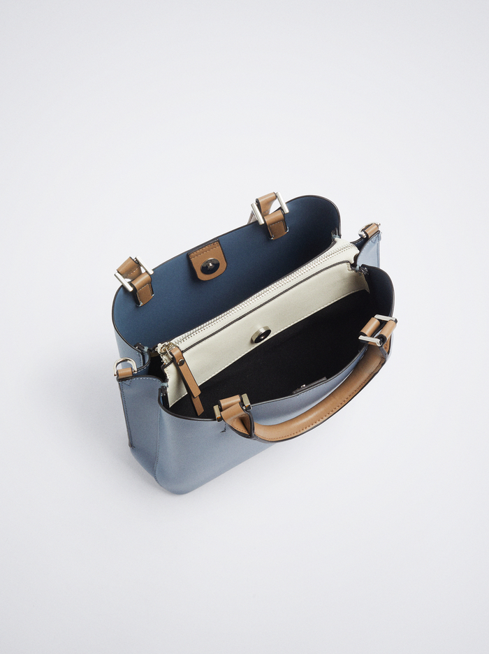Parfois Basic With Double Handle Prenosná Taška Damske Modre | Slovensko-OKPG03892
