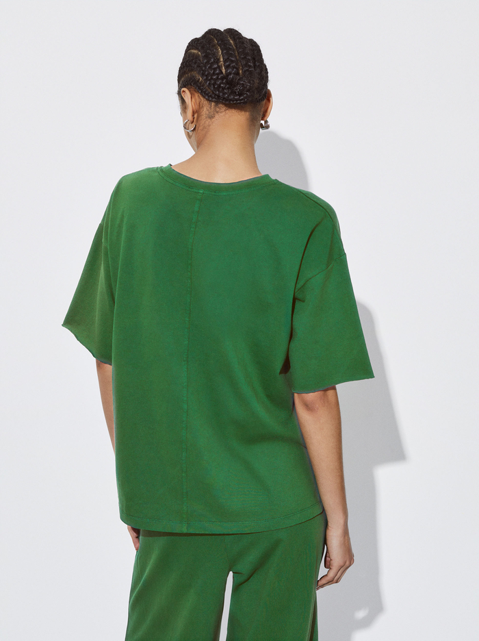 Parfois Bavlnene Basic T-Shirts Damske Zelene | Slovensko-RGWQ29534