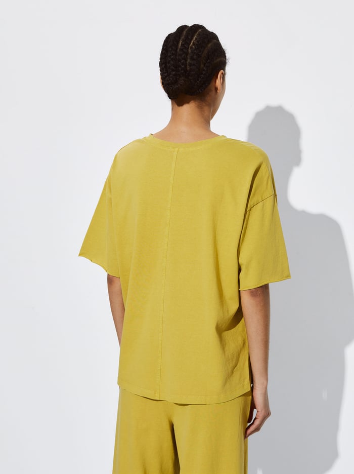 Parfois Bavlnene Basic T-Shirts Damske Žlté | Slovensko-OYKM05632