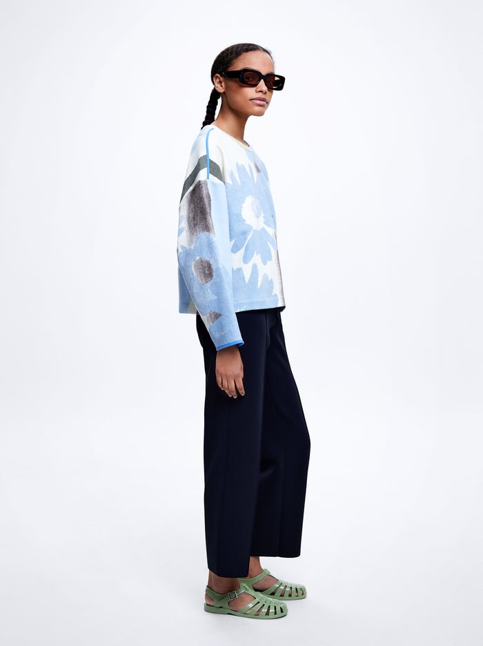 Parfois Bavlnene Printed Sweater Damske Viacfarebný | Slovensko-DHSU10495