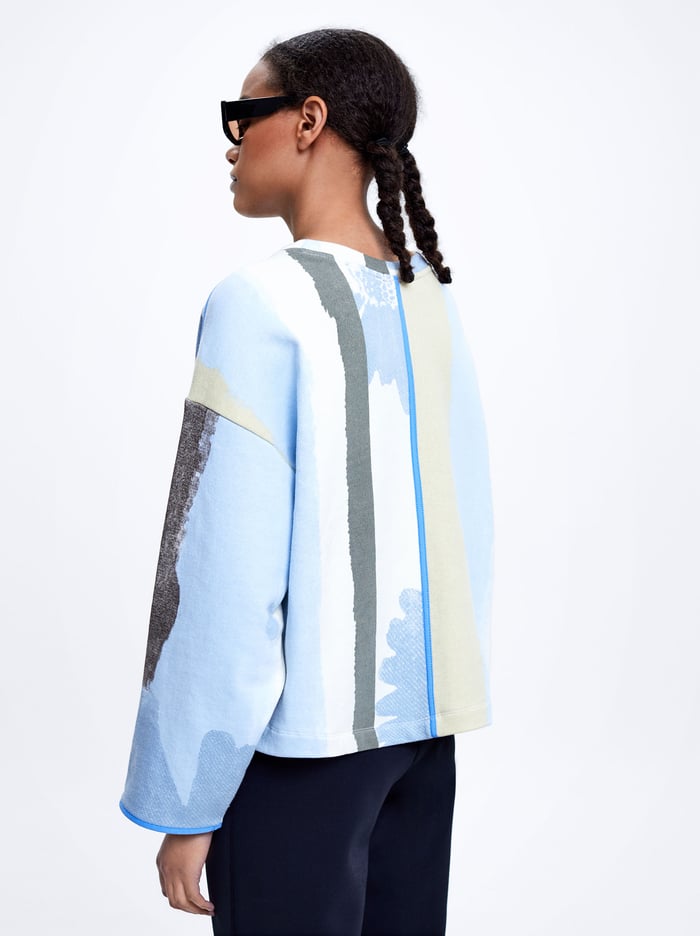 Parfois Bavlnene Printed Sweater Damske Viacfarebný | Slovensko-DHSU10495