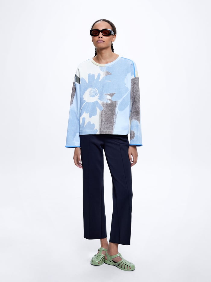 Parfois Bavlnene Printed Sweater Damske Viacfarebný | Slovensko-DHSU10495
