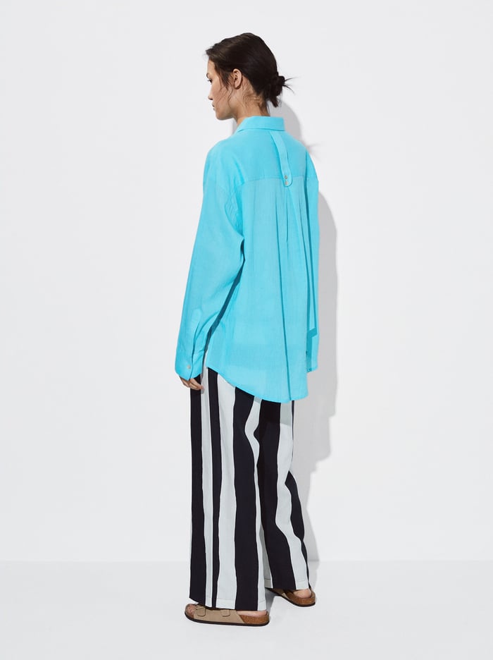 Parfois Bavlnene With Beaded Pocket Kosele Damske Modre | Slovensko-GCNF45627