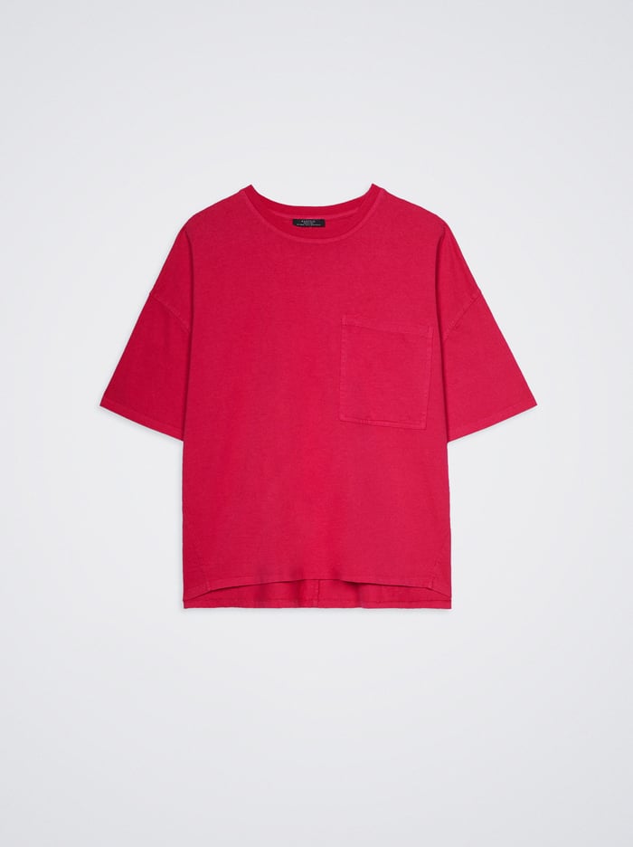 Parfois Bavlnene With Pocket T-Shirts Damske Fuchsie | Slovensko-VTHD12860