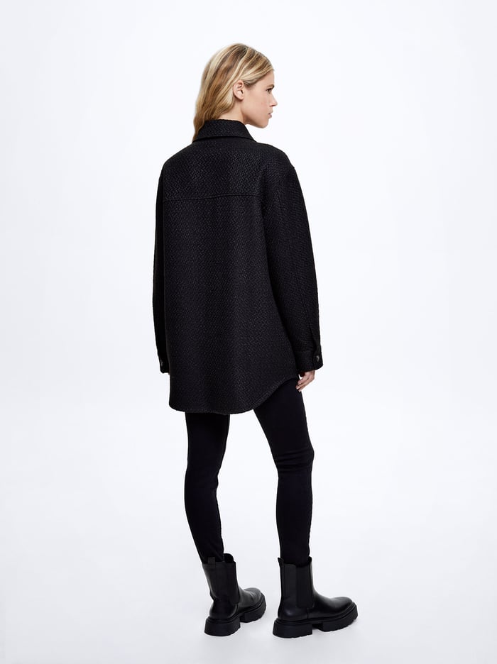 Parfois Bavlnene With Pockets Kabáty Damske Čierne | Slovensko-SFZT49285