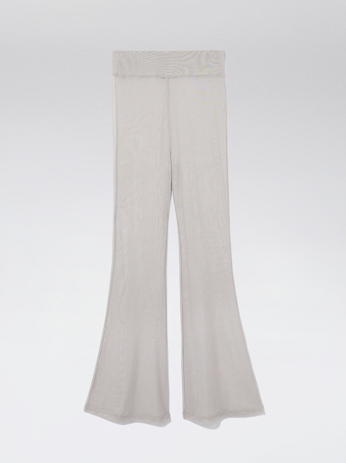 Parfois Bell-Bottom Mesh Nohavice Damske Siva | Slovensko-CQDB74820