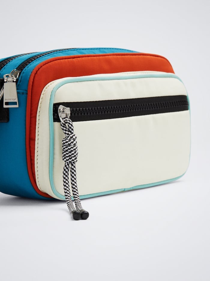 Parfois Colour Block Nylon Crossbody Kabelka Damske Viacfarebný | Slovensko-VDKQ05172
