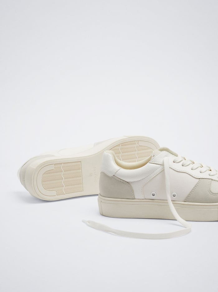 Parfois Coloured Heel Tenisky Damske Biele | Slovensko-LPVM50812