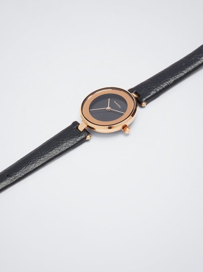 Parfois Contrast Case Hodinky Damske Čierne | Slovensko-ITQN83720