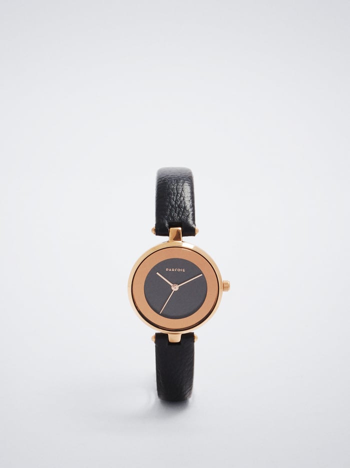 Parfois Contrast Case Hodinky Damske Čierne | Slovensko-ITQN83720