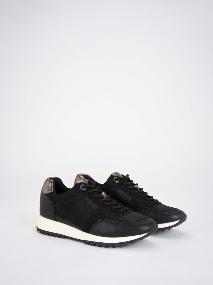 Parfois Contrast Sole Tenisky Damske Čierne | Slovensko-RHJO81356
