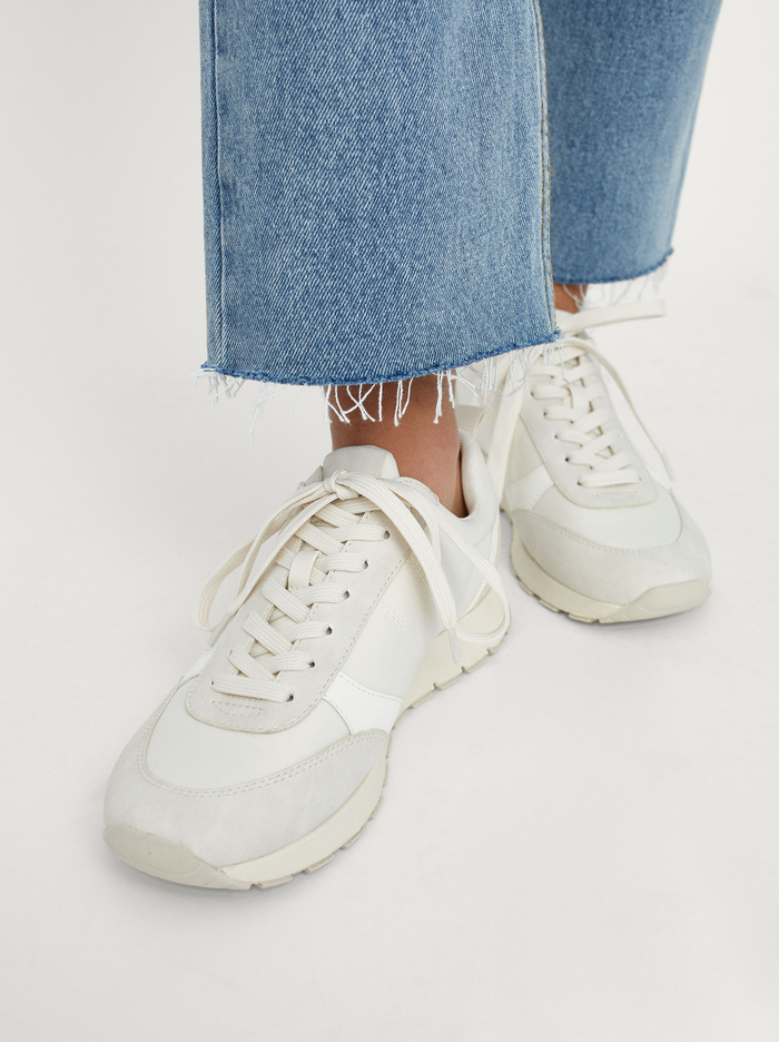 Parfois Contrasting Tenisky Damske Biele | Slovensko-OUWF82619
