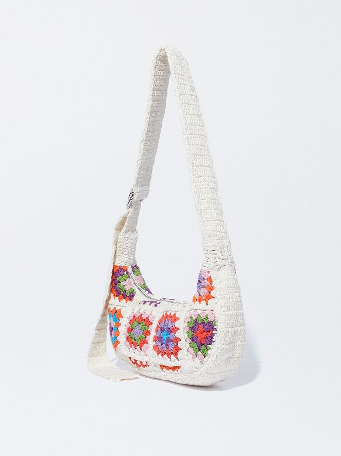 Parfois Crochet Taška Cez Rameno Damske Biele | Slovensko-WKGJ42317