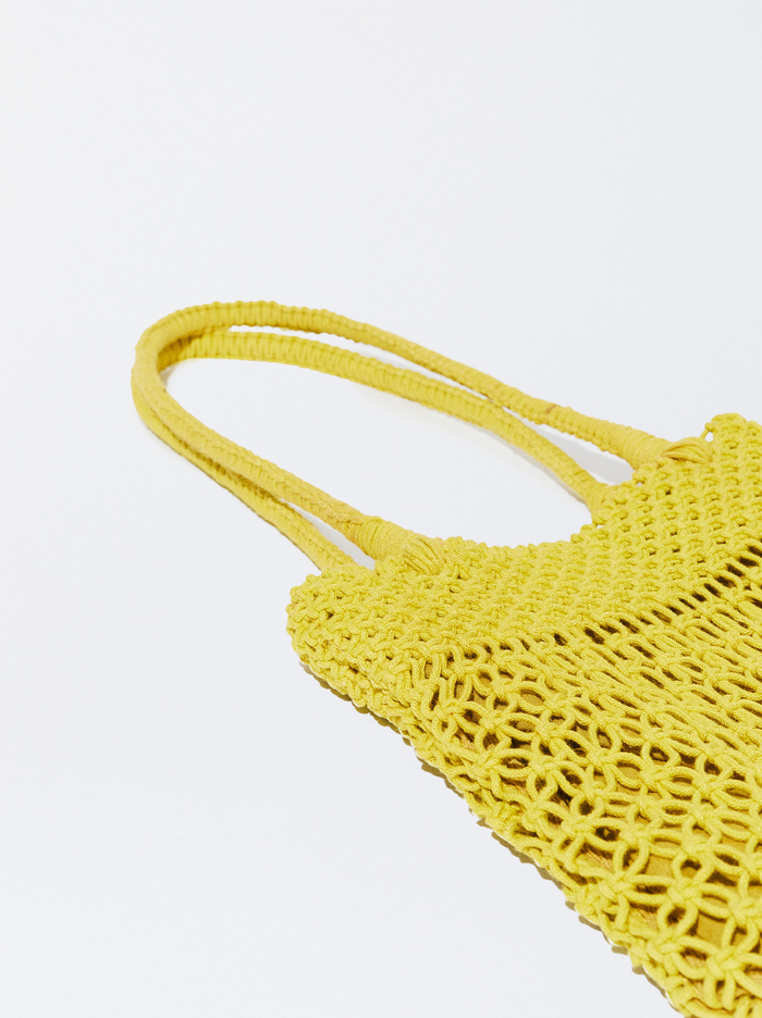 Parfois Crochet Taška Cez Rameno Damske Žlté | Slovensko-XIAR15049