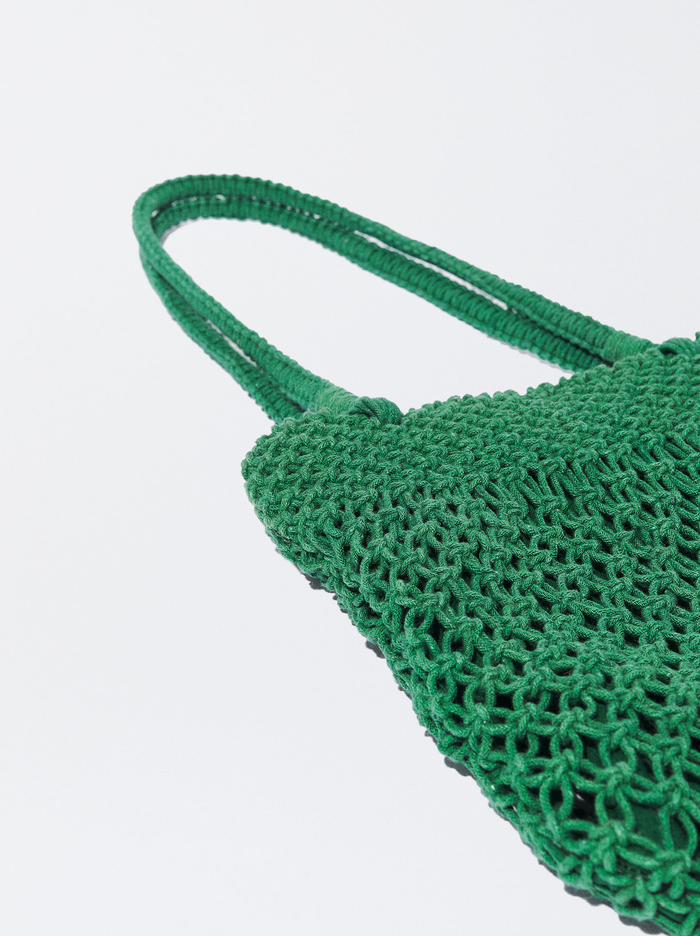Parfois Crochet Taška Cez Rameno Damske Zelene | Slovensko-YISO82064