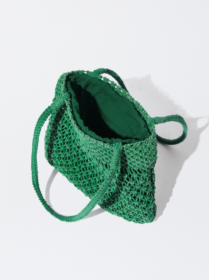Parfois Crochet Taška Cez Rameno Damske Zelene | Slovensko-YISO82064