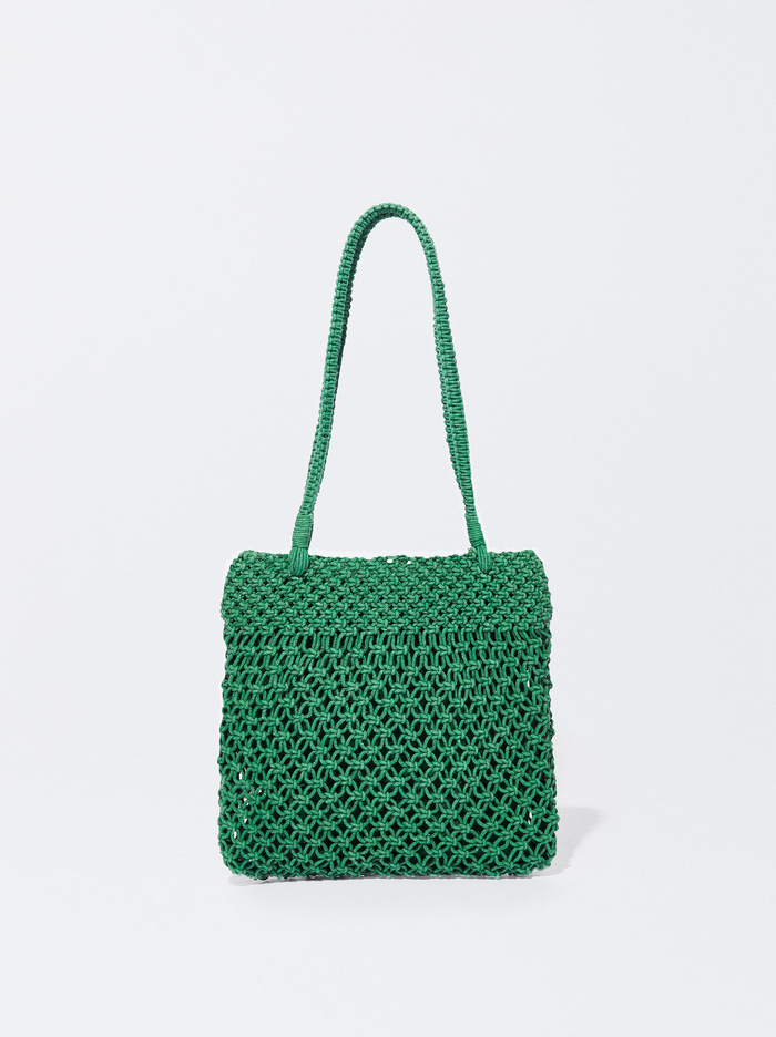 Parfois Crochet Taška Cez Rameno Damske Zelene | Slovensko-YISO82064