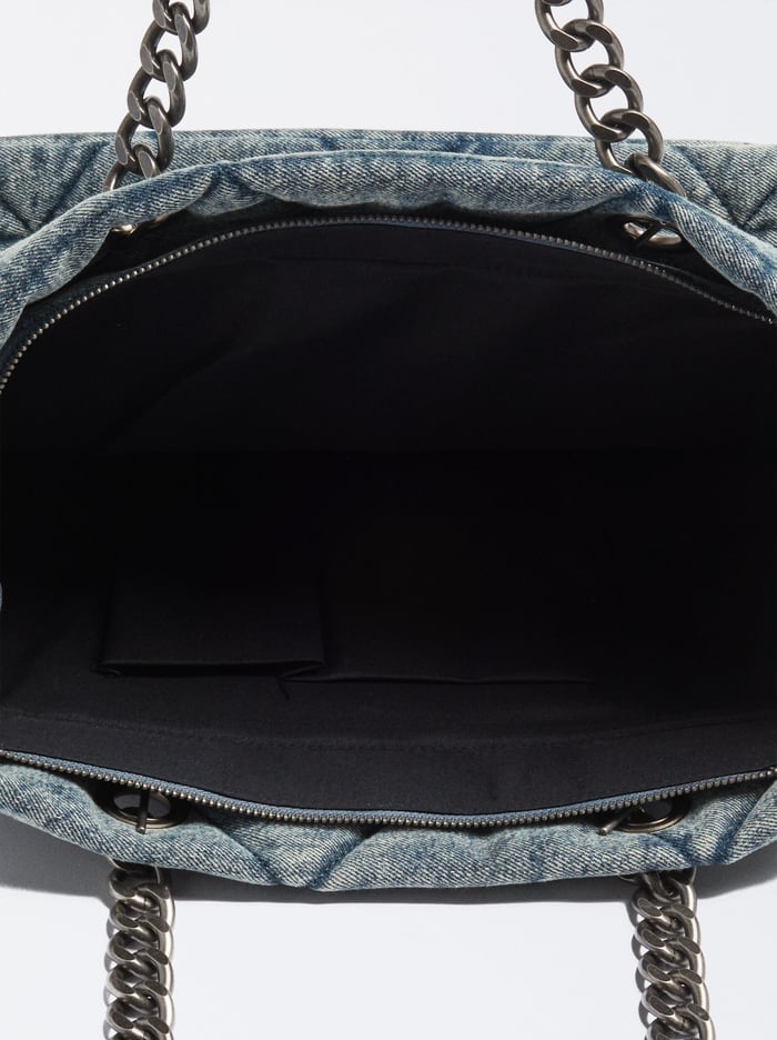 Parfois Denim Prenosná Taška Damske Modre | Slovensko-RPNX09651