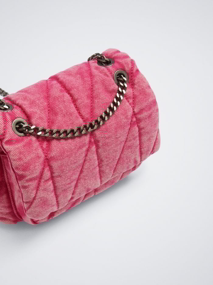 Parfois Denim Taška Cez Rameno Damske Ruzove | Slovensko-DNQW57294