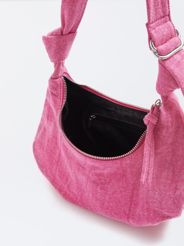 Parfois Denim Taška Cez Rameno Damske Ruzove | Slovensko-FGLQ09572