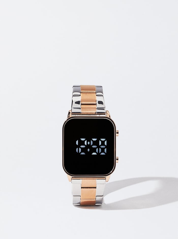 Parfois Digitálny With Interchangeable Straps Hodinky Damske Zlate | Slovensko-FXRO34250