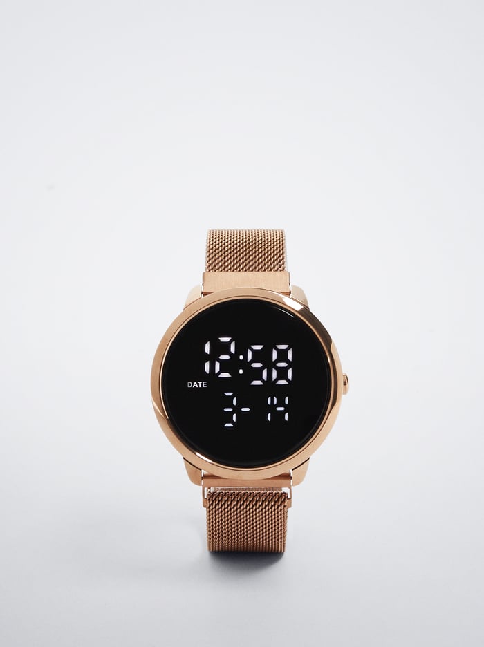 Parfois Digitálny With Interchangeable Straps Hodinky Damske Ruzove Zlate | Slovensko-GDKA21794