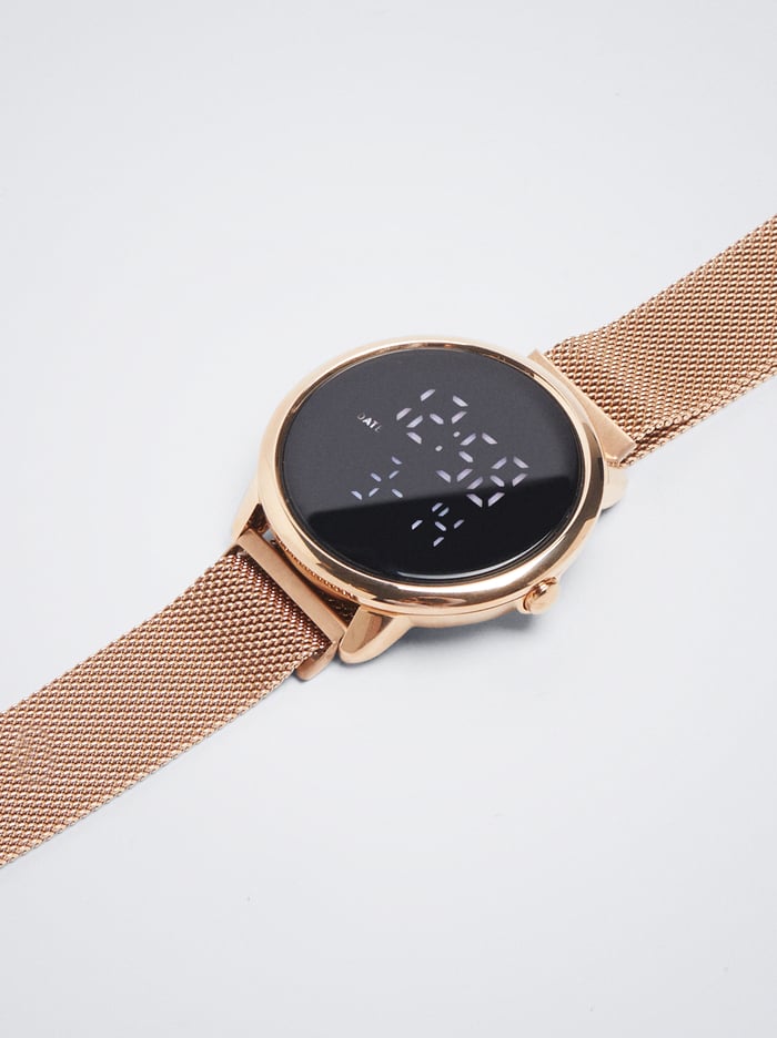 Parfois Digitálny With Interchangeable Straps Hodinky Damske Ruzove Zlate | Slovensko-GDKA21794