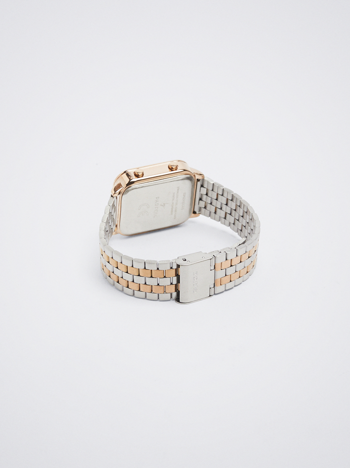 Parfois Digitálny With Steel Wristband Hodinky Damske Strieborne | Slovensko-FIVQ92108
