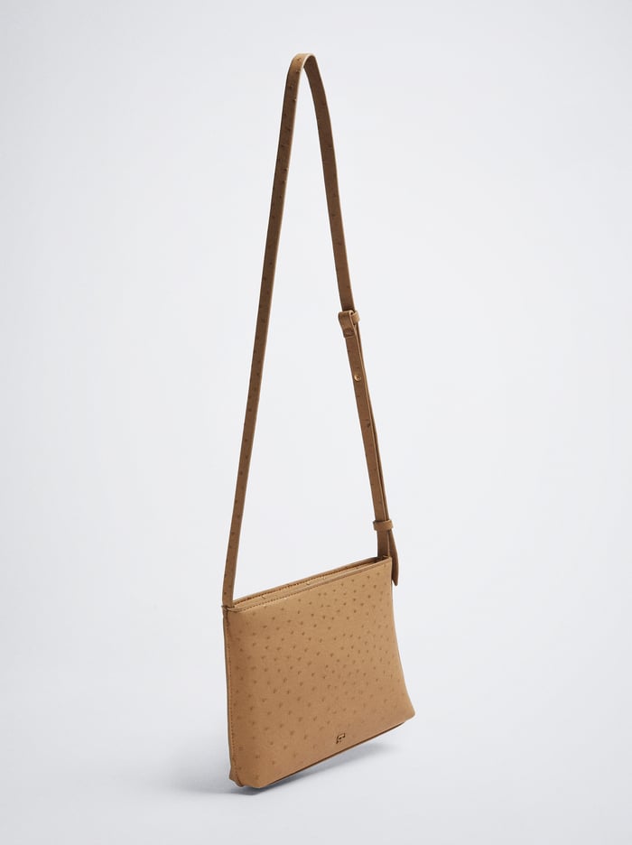 Parfois Embossed Crossbody Kabelka Damske Hnede | Slovensko-AGOV78354