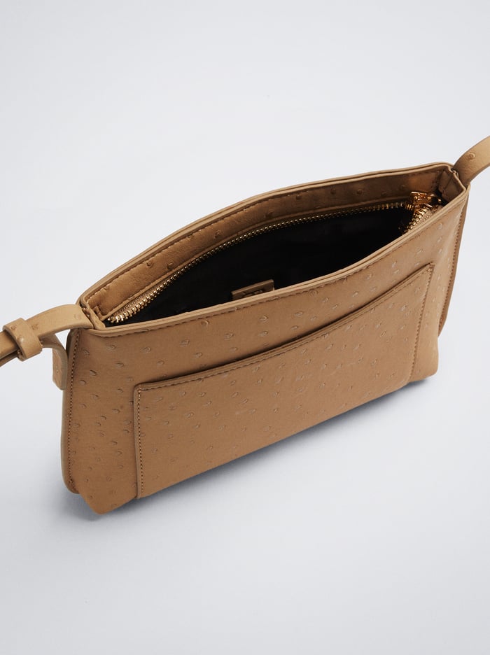 Parfois Embossed Crossbody Kabelka Damske Hnede | Slovensko-AGOV78354